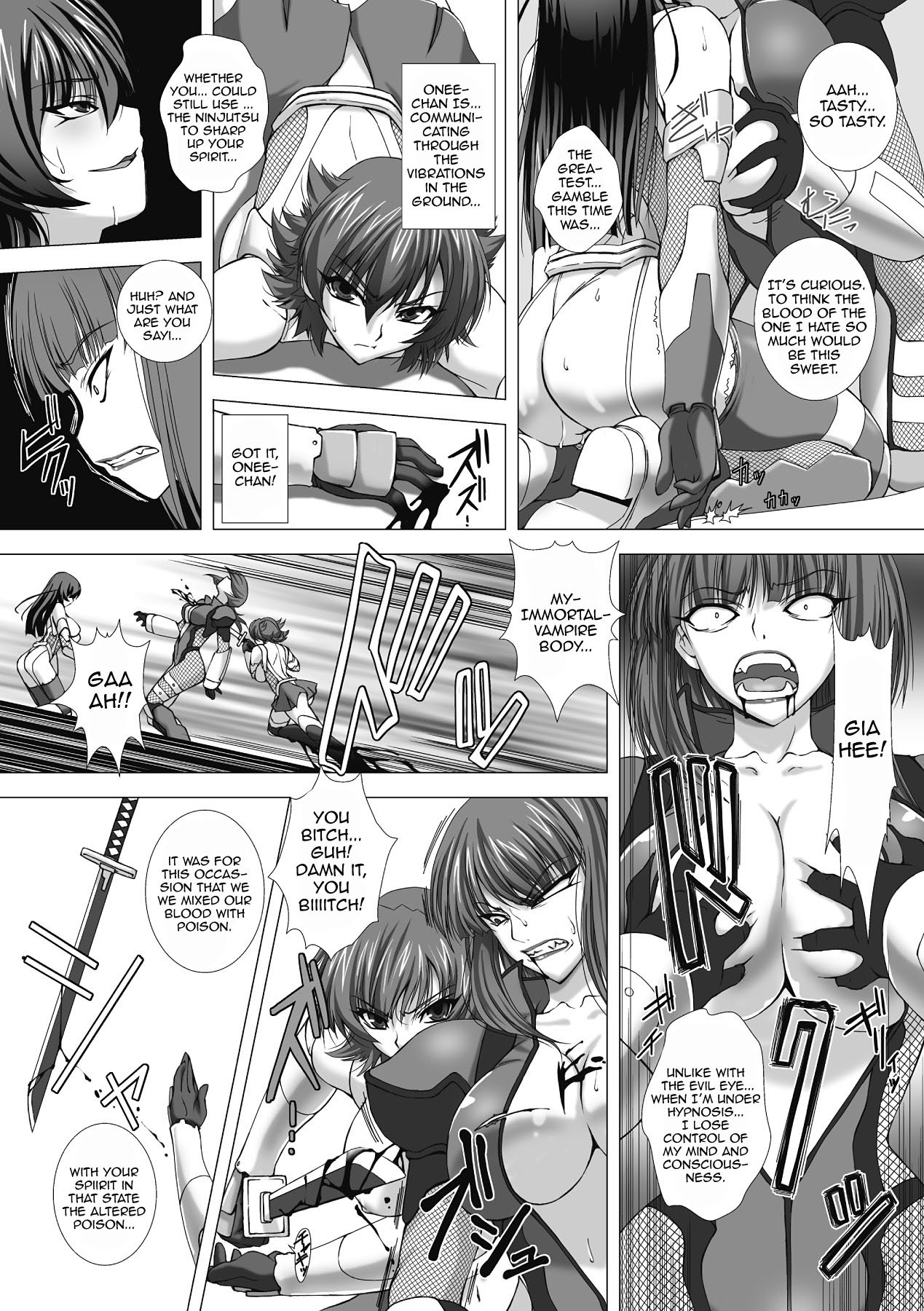 Hentai Manga Comic-Anti-demon Ninja Asagi Embarrassing Dark Game-Read-160